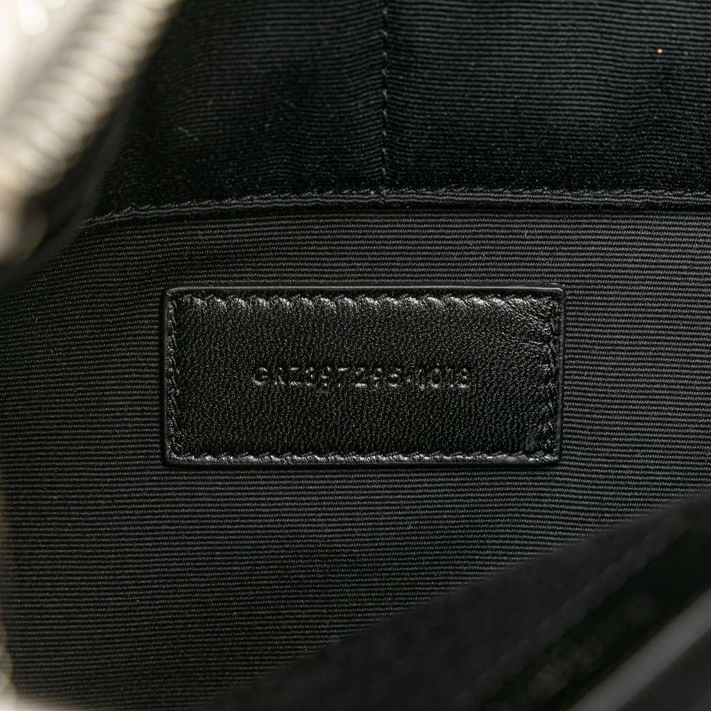 Saint Laurent Studded Leather Clutch - Side view