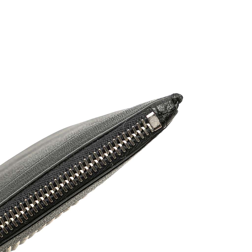 Saint Laurent Studded Leather Clutch - Image 10