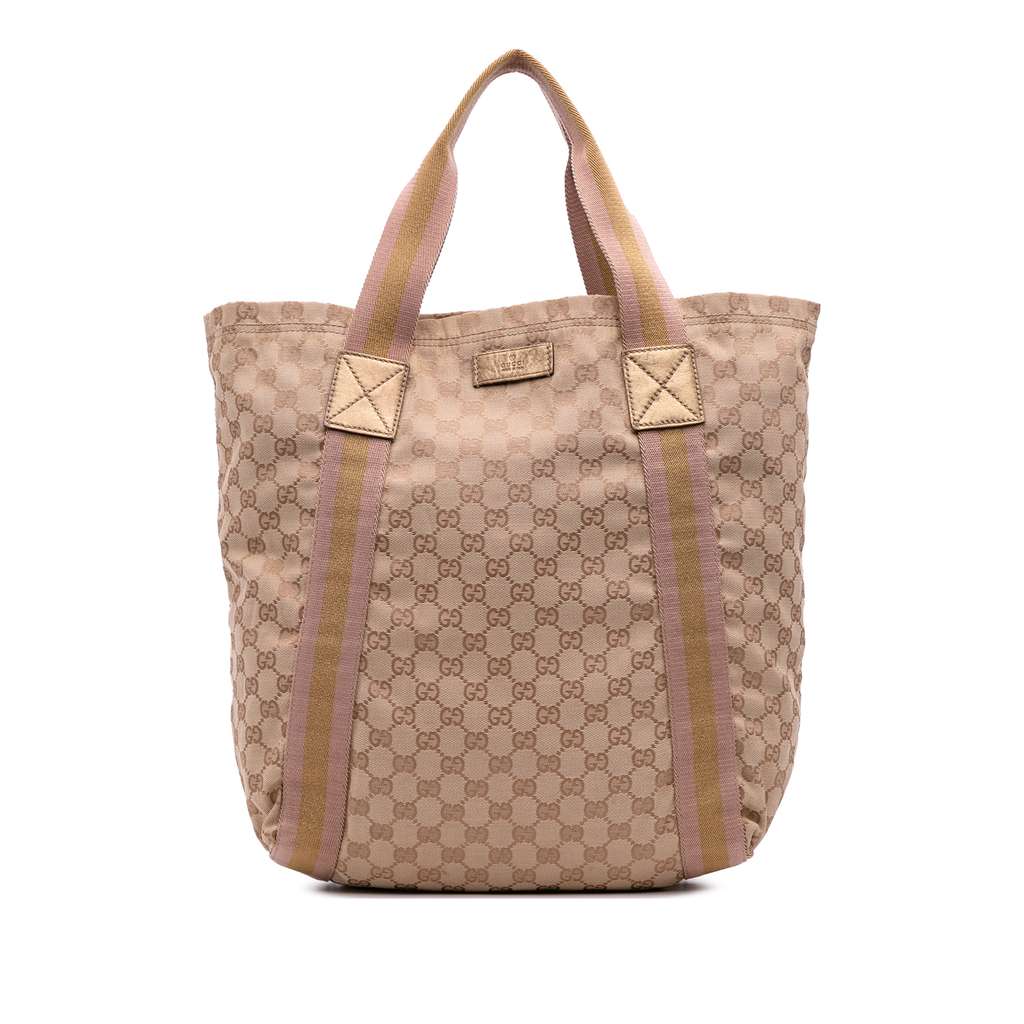 Gucci GG Canvas Web Tote