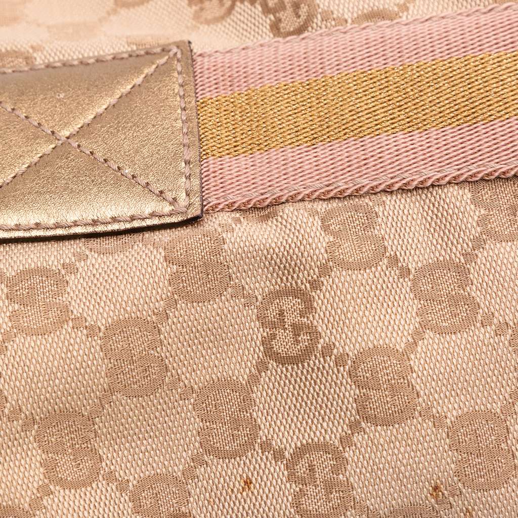 Gucci GG Canvas Web Tote - Image 11