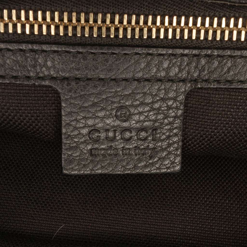 Gucci Medium Calfskin Bamboo Shopper Satchel - 5