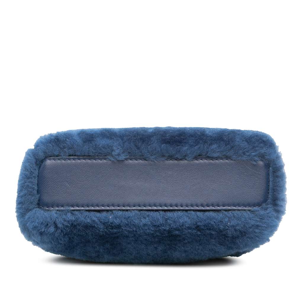 Fendi Micro Shearling Peekaboo Satchel - Image 6