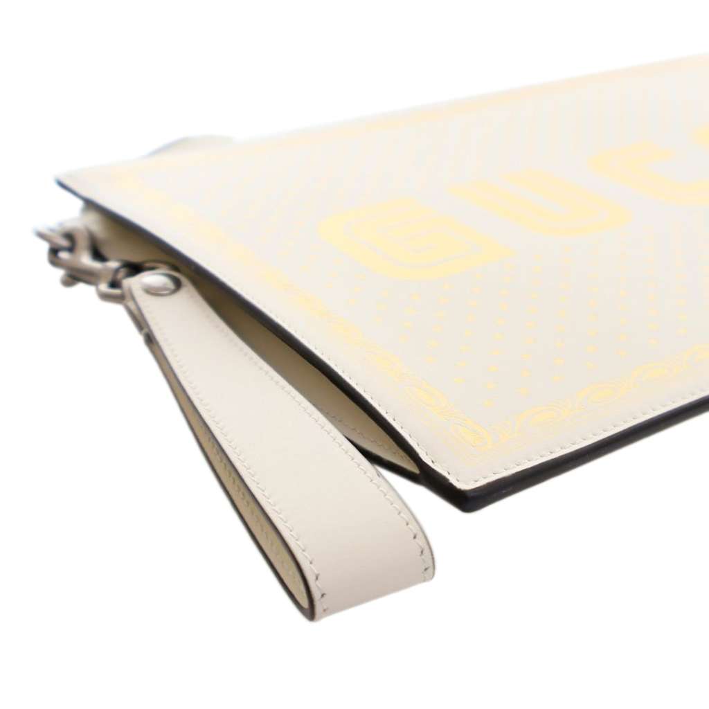 Gucci Leather Guccy Sega Clutch - Image 10