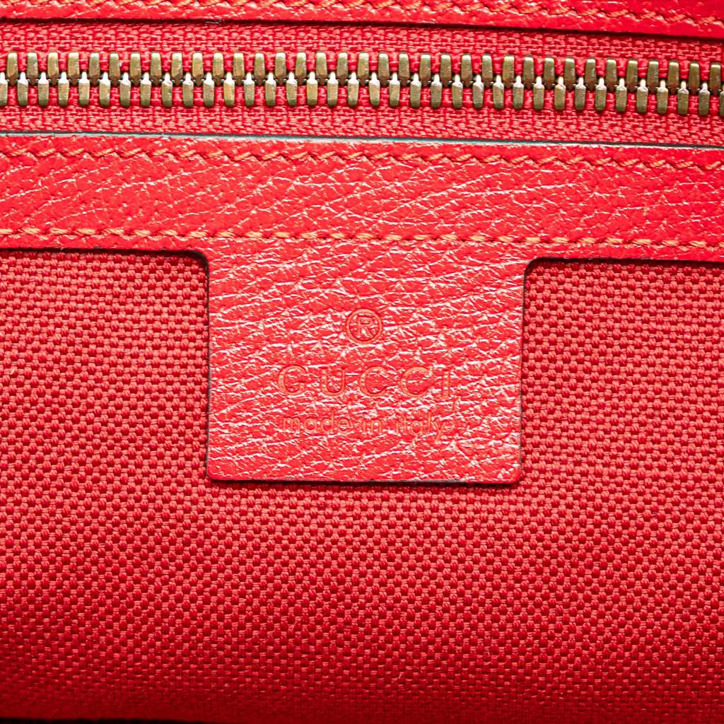 Gucci Canvas Sylvie Baiadera Tote - Side view