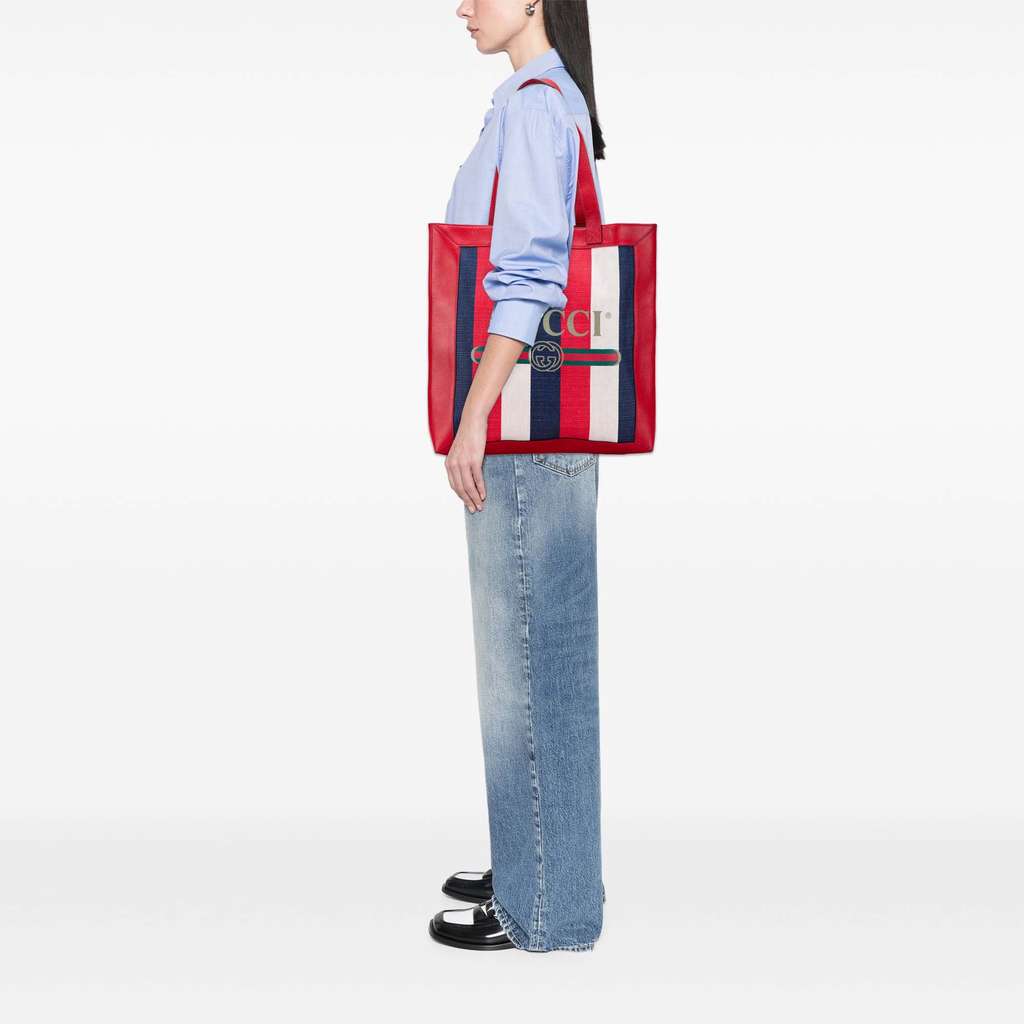 Gucci Canvas Sylvie Baiadera Tote - Image 12