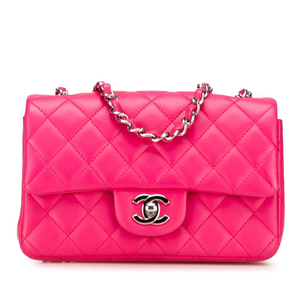Chanel Mini Rectangular Classic Lambskin Single Flap