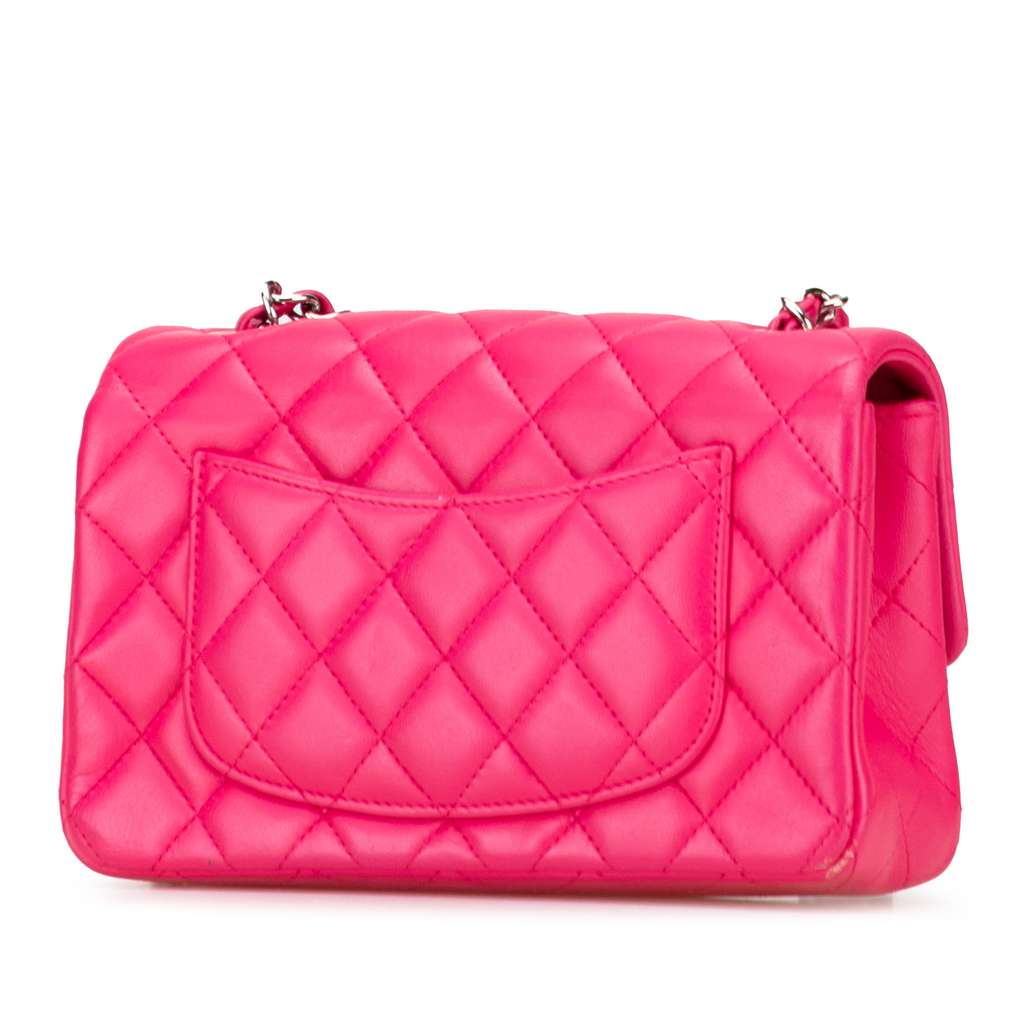 Chanel Mini Rectangular Classic Lambskin Single Flap - 2