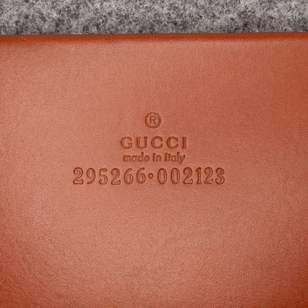 Gucci Diamante Wool Tote - Side view