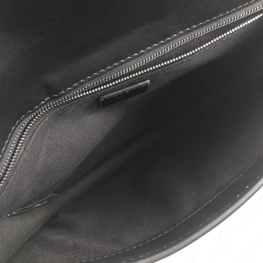 Fendi Calfskin and Canvas FF 1974 Flat Baguette Crossbody - 4