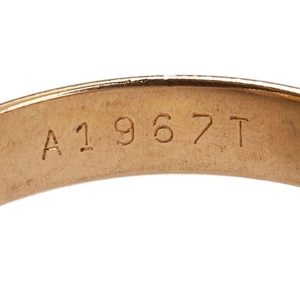 Cartier 18K Tricolor Gold Classic Trinity Ring - 4