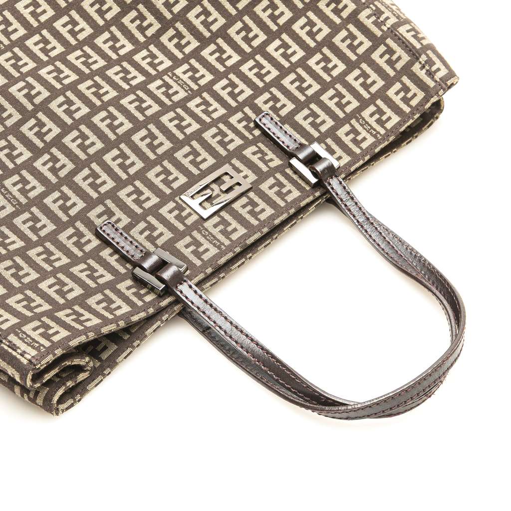 Fendi Zucchino Canvas Tote - Image 11