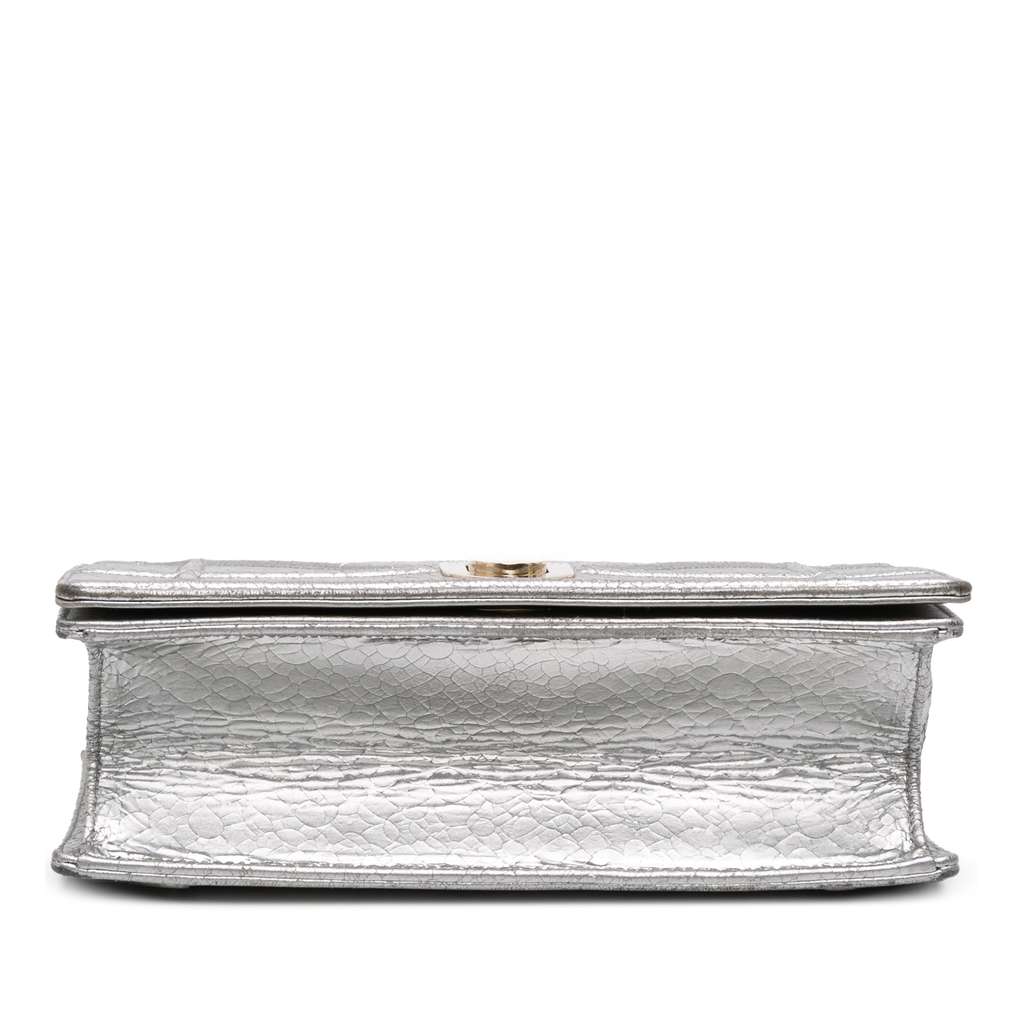 Dior Medium Metallic Ceramic Effect Deerskin Diorama Flap - Image 6