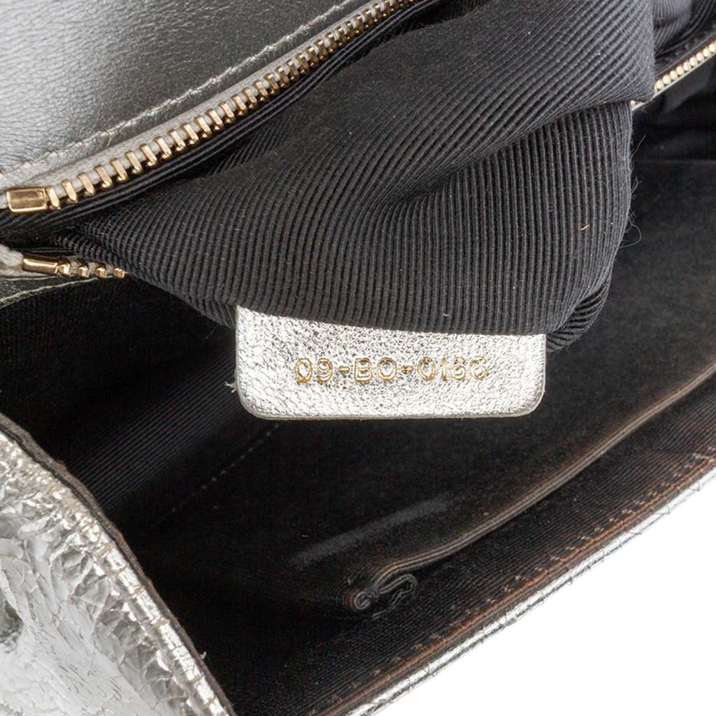 Dior Medium Metallic Ceramic Effect Deerskin Diorama Flap - Detail 1