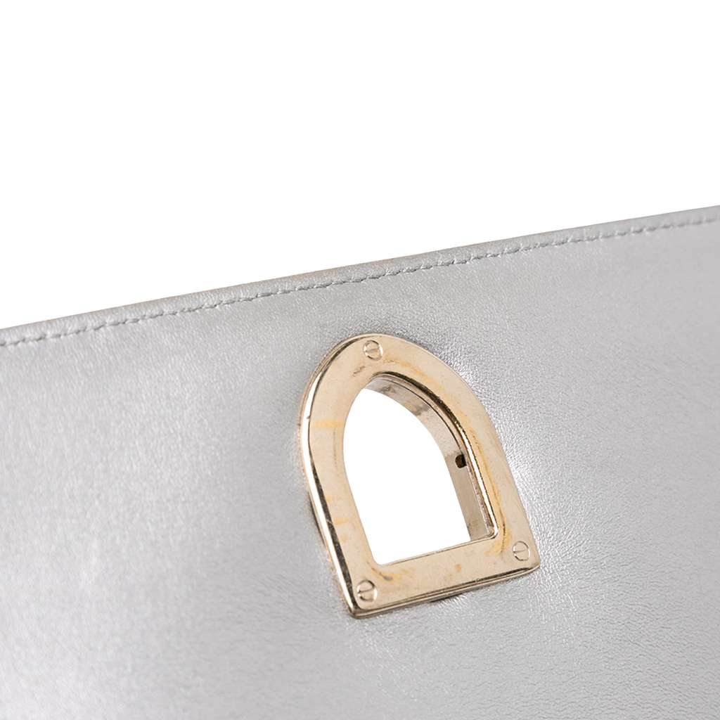 Dior Medium Metallic Ceramic Effect Deerskin Diorama Flap - Image 11