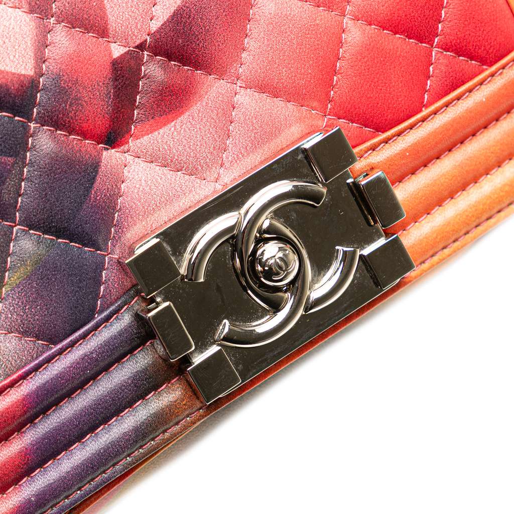 Chanel Small Lambskin Flower Power Boy Flap - Detail 2