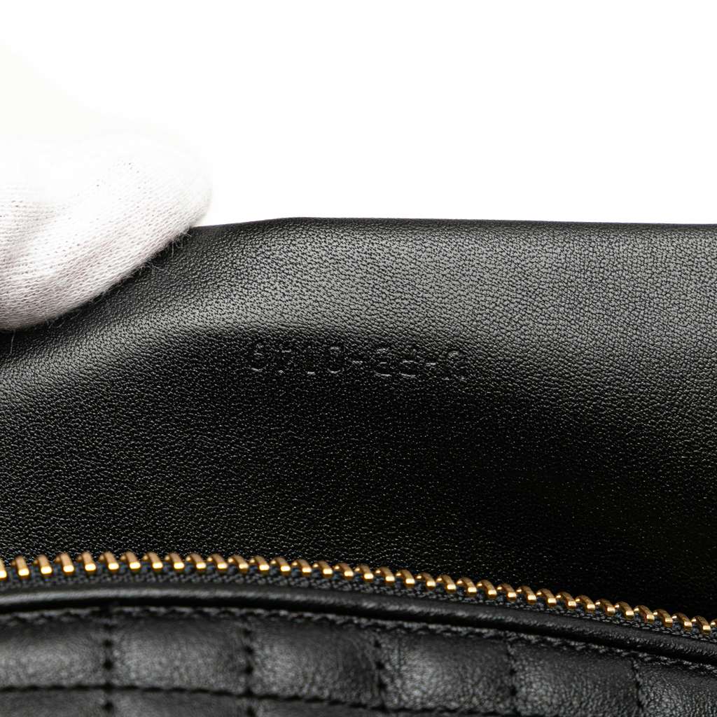 Celine Quilted Calfskin C Charm Belt Bag - Detail 1