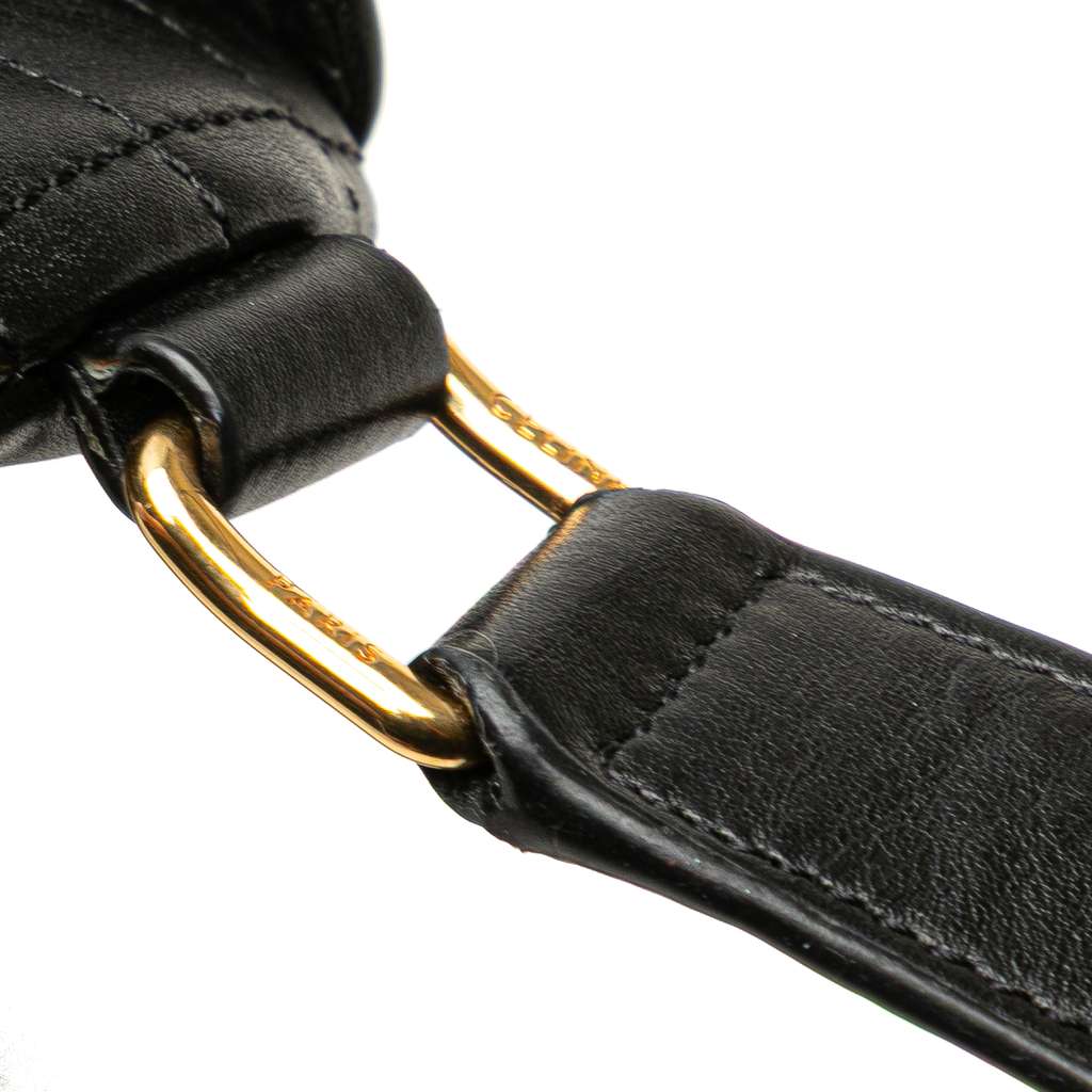 Celine Quilted Calfskin C Charm Belt Bag - Image 12