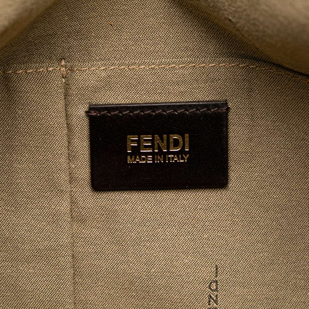 Fendi Medium Leather Chains Tote - Side view