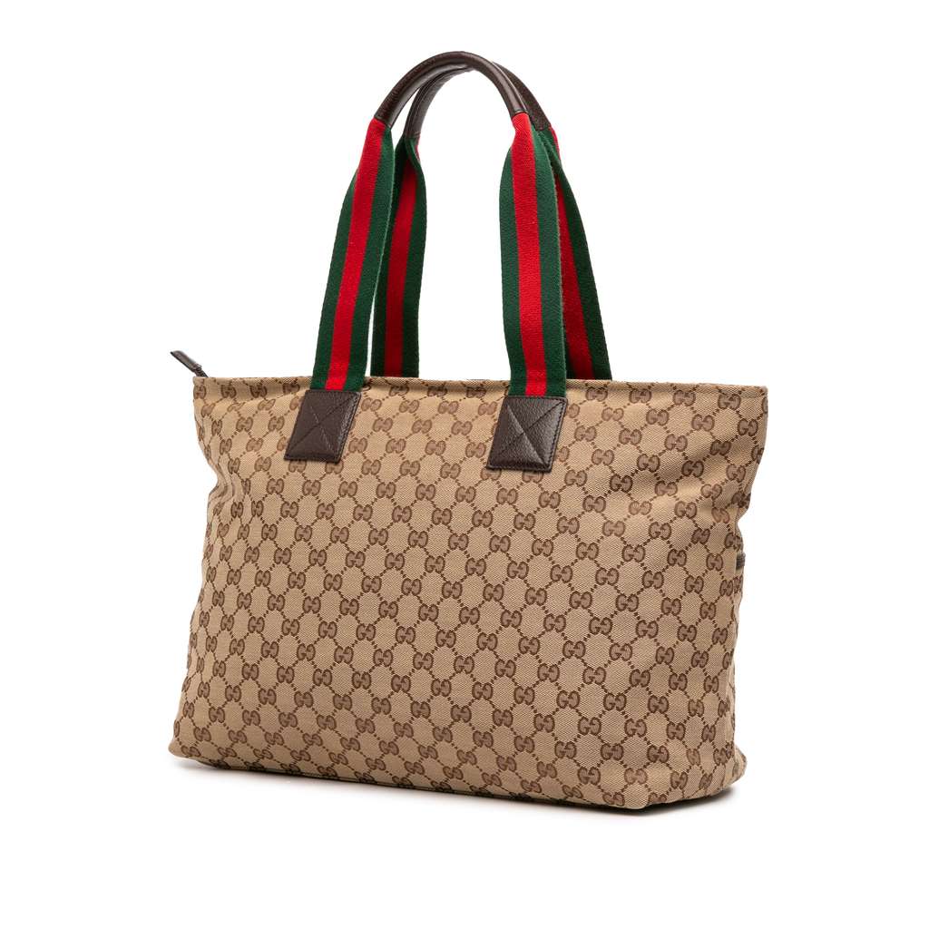 Gucci GG Canvas Web Tote - 2