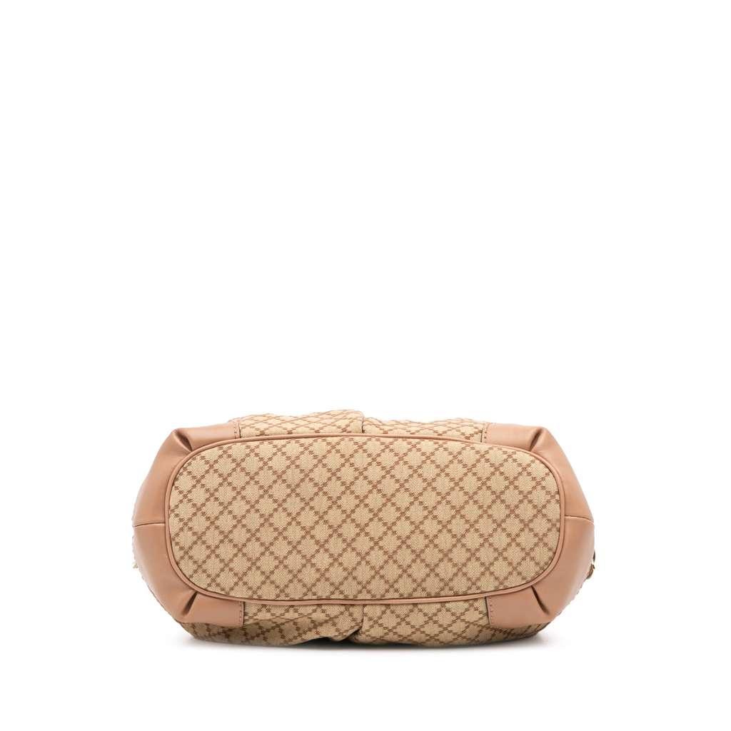 Gucci Diamante Canvas Sukey Satchel - Image 6
