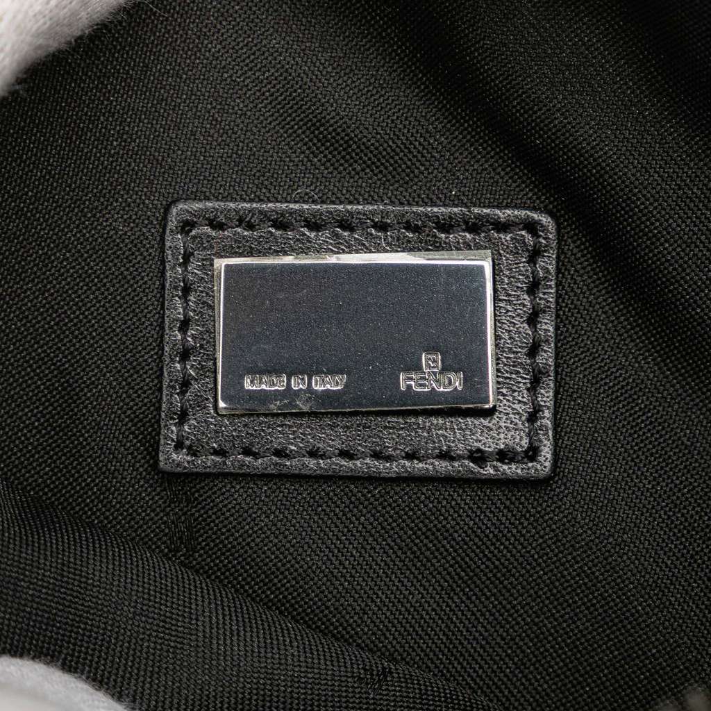 Fendi Zucchino Canvas Pochette - Side view