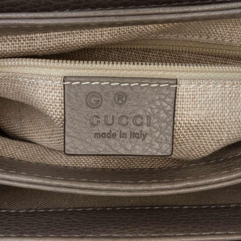 Gucci Small Dollar Calf Interlocking G Satchel - Side view
