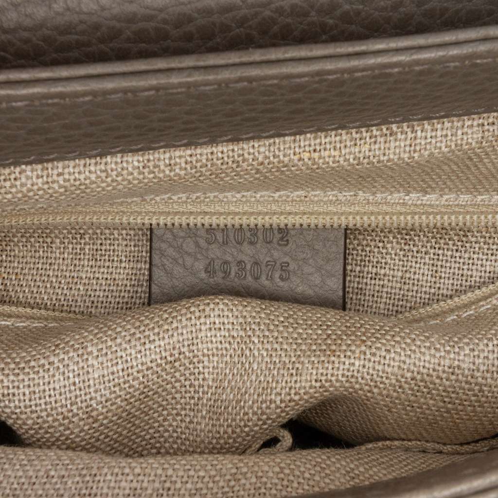 Gucci Small Dollar Calf Interlocking G Satchel - Detail 1