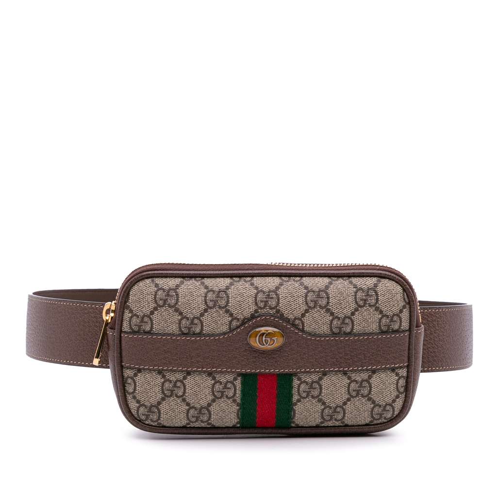 Gucci GG Supreme Web Ophidia Belt Bag