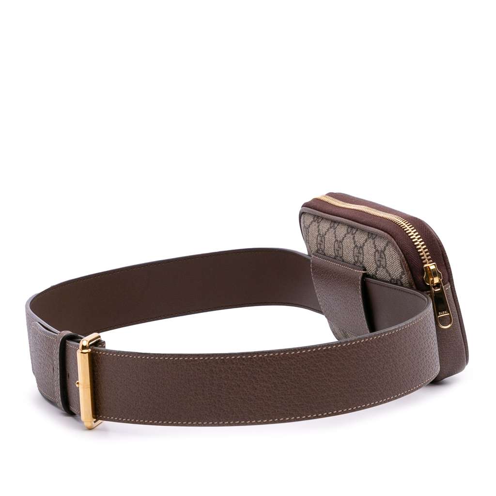 Gucci GG Supreme Web Ophidia Belt Bag - Back view