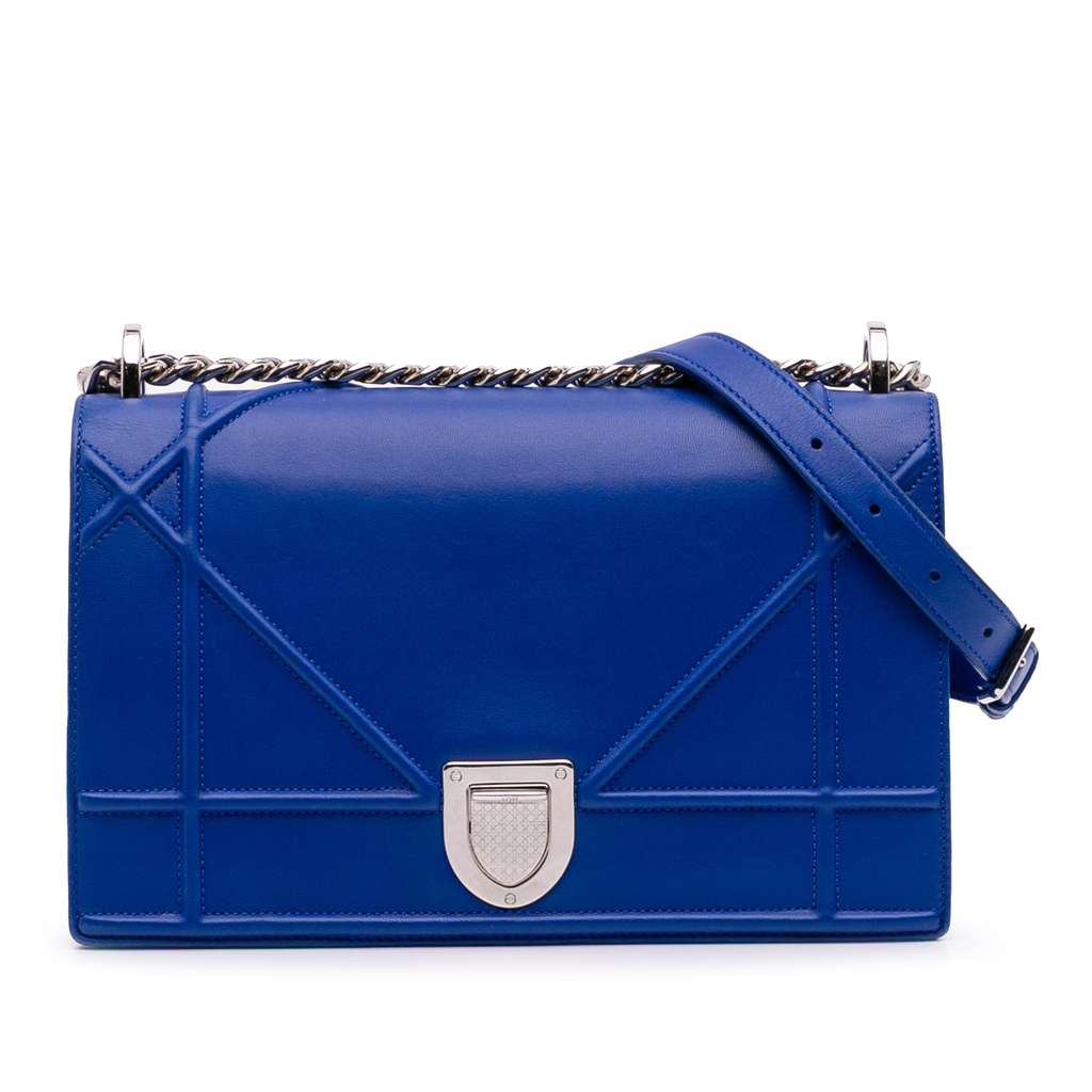 Dior Medium Lambskin Diorama Flap