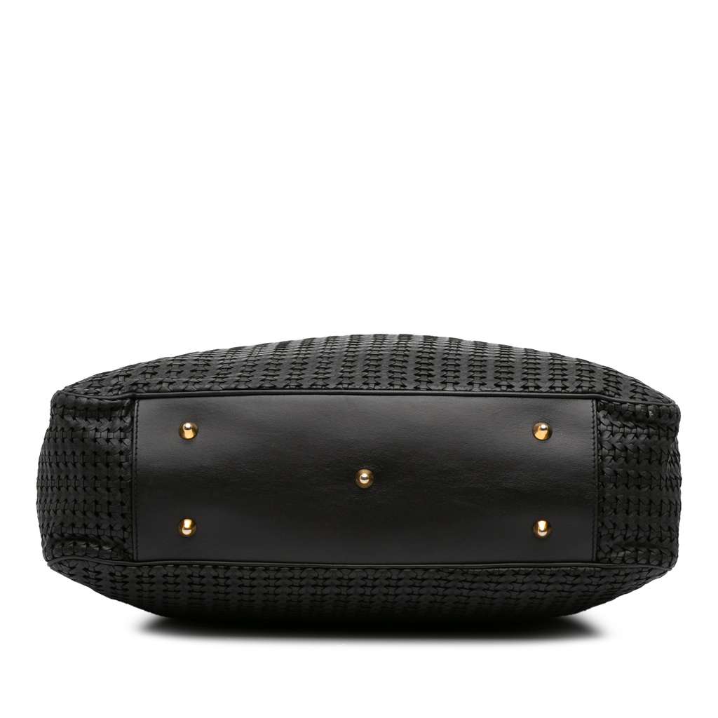 Dior Large Woven Lambskin Lady Dior Soft Shopping Tote - Image 6