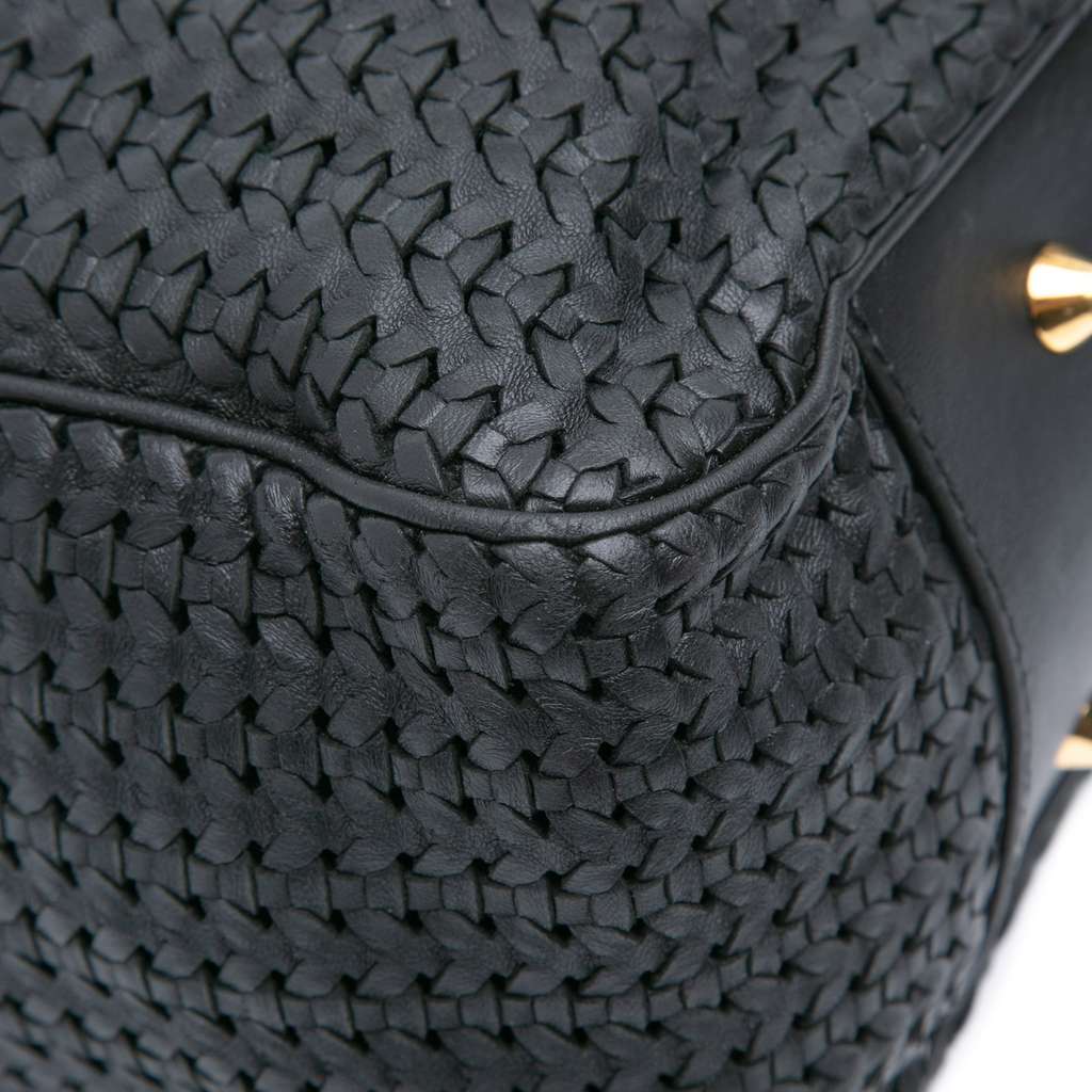 Dior Large Woven Lambskin Lady Dior Soft Shopping Tote - Image 10