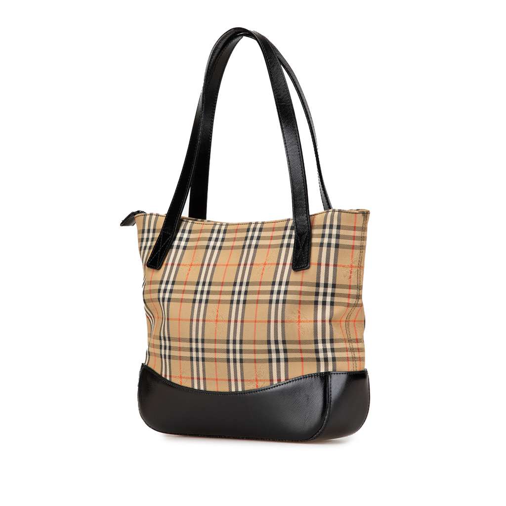 Burberry Haymarket Check Canvas Handbag - 2
