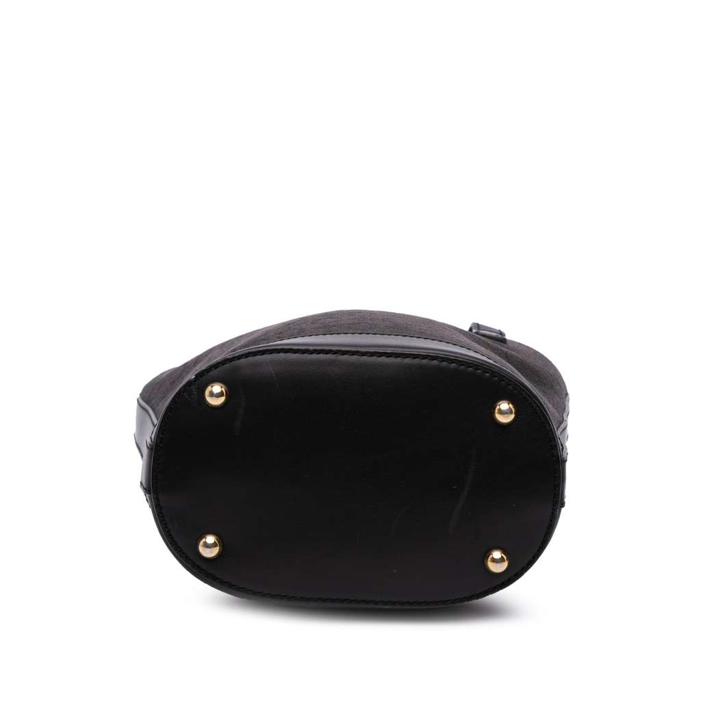 Celine C Macadam Canvas Handbag - Image 6