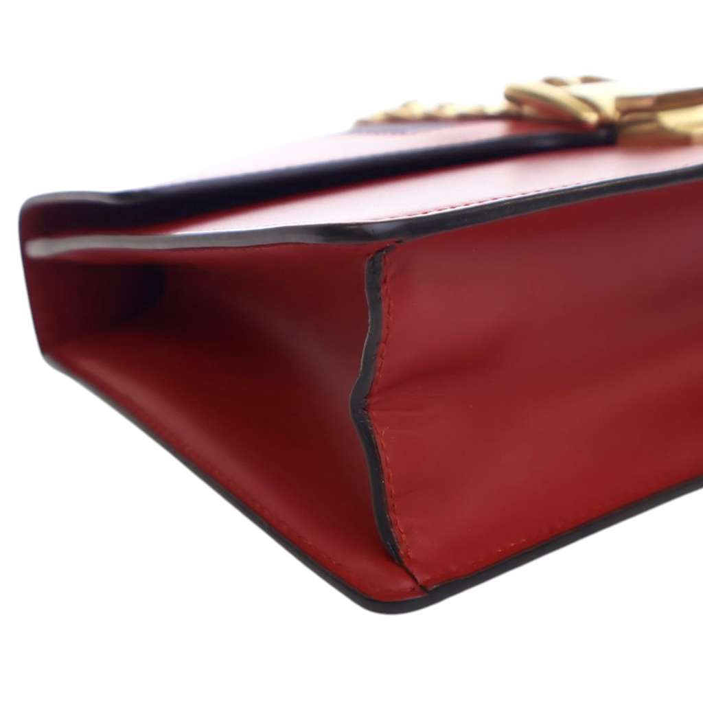 Gucci Small Leather Sylvie Web Satchel - Detail 2