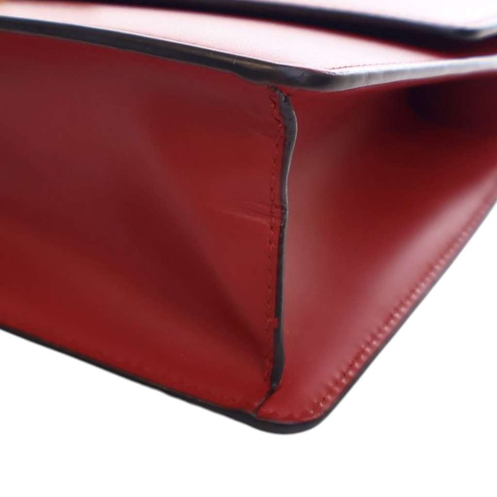 Gucci Small Leather Sylvie Web Satchel - Image 10