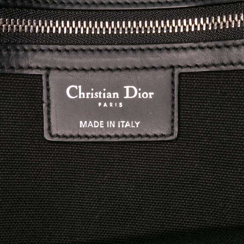 Dior Medium Coated Canvas Cannage Panarea Tote - Side view