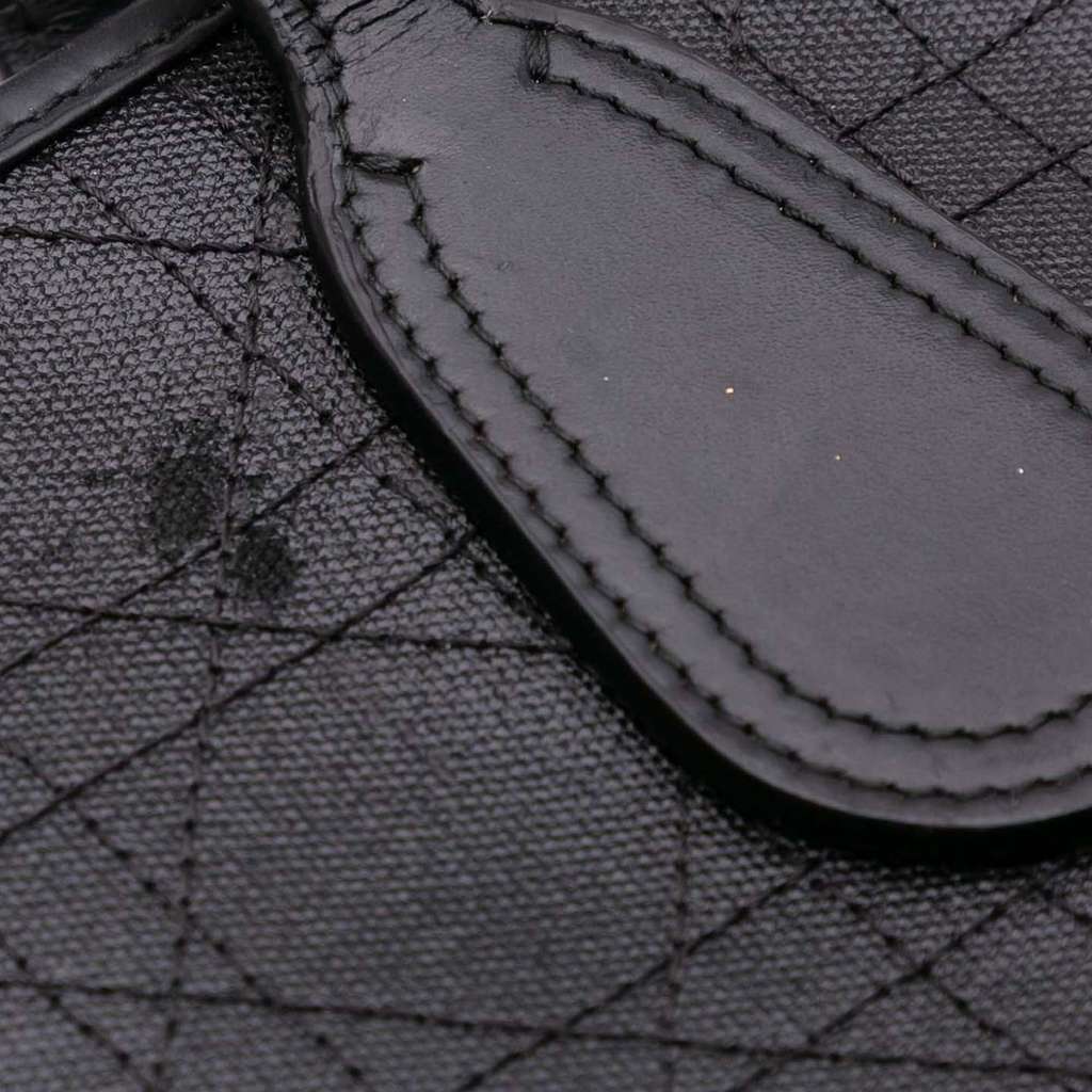 Dior Medium Coated Canvas Cannage Panarea Tote - Image 11