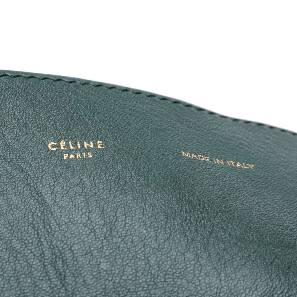 Celine Lambskin Horizontal Zipper Gusset Cabas Tote - 5