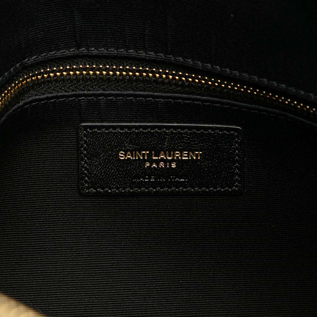 Saint Laurent Quilted Lambskin Le Maillon Chain Shoulder Bag - Side view