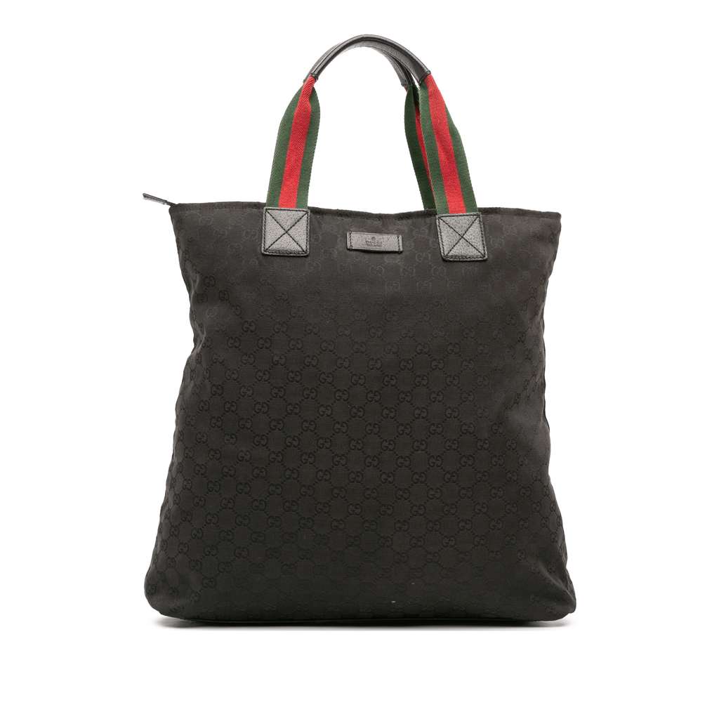 Gucci GG Canvas Web Tote