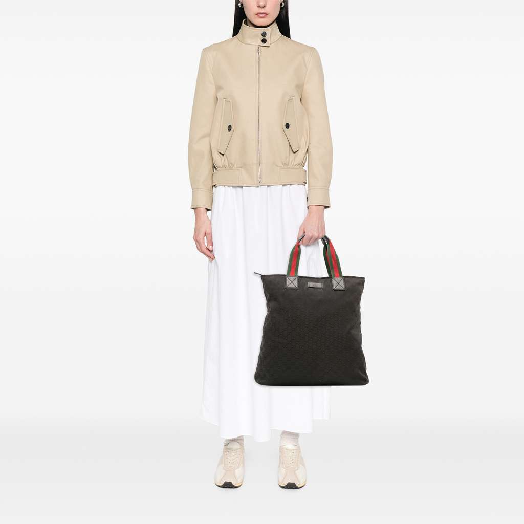 Gucci GG Canvas Web Tote - Image 12