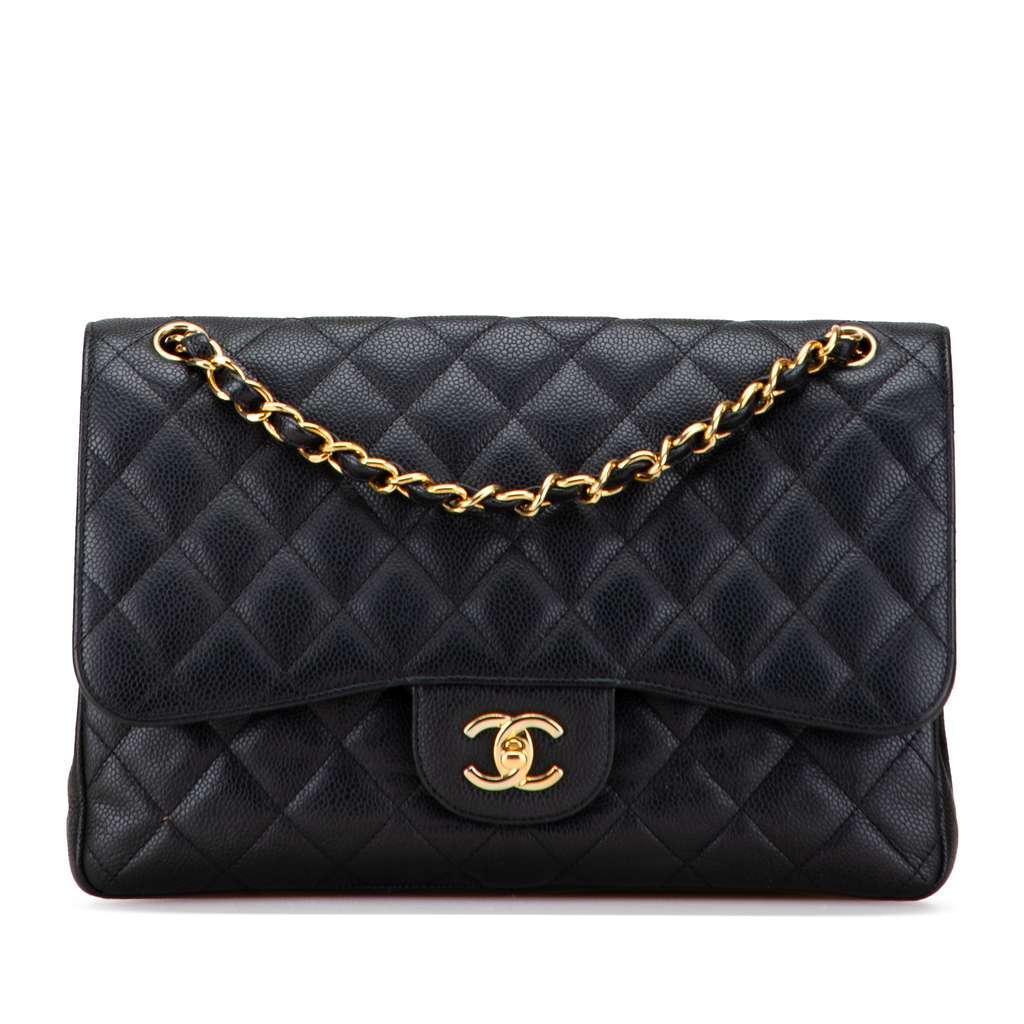 Chanel Jumbo Classic Caviar Double Flap