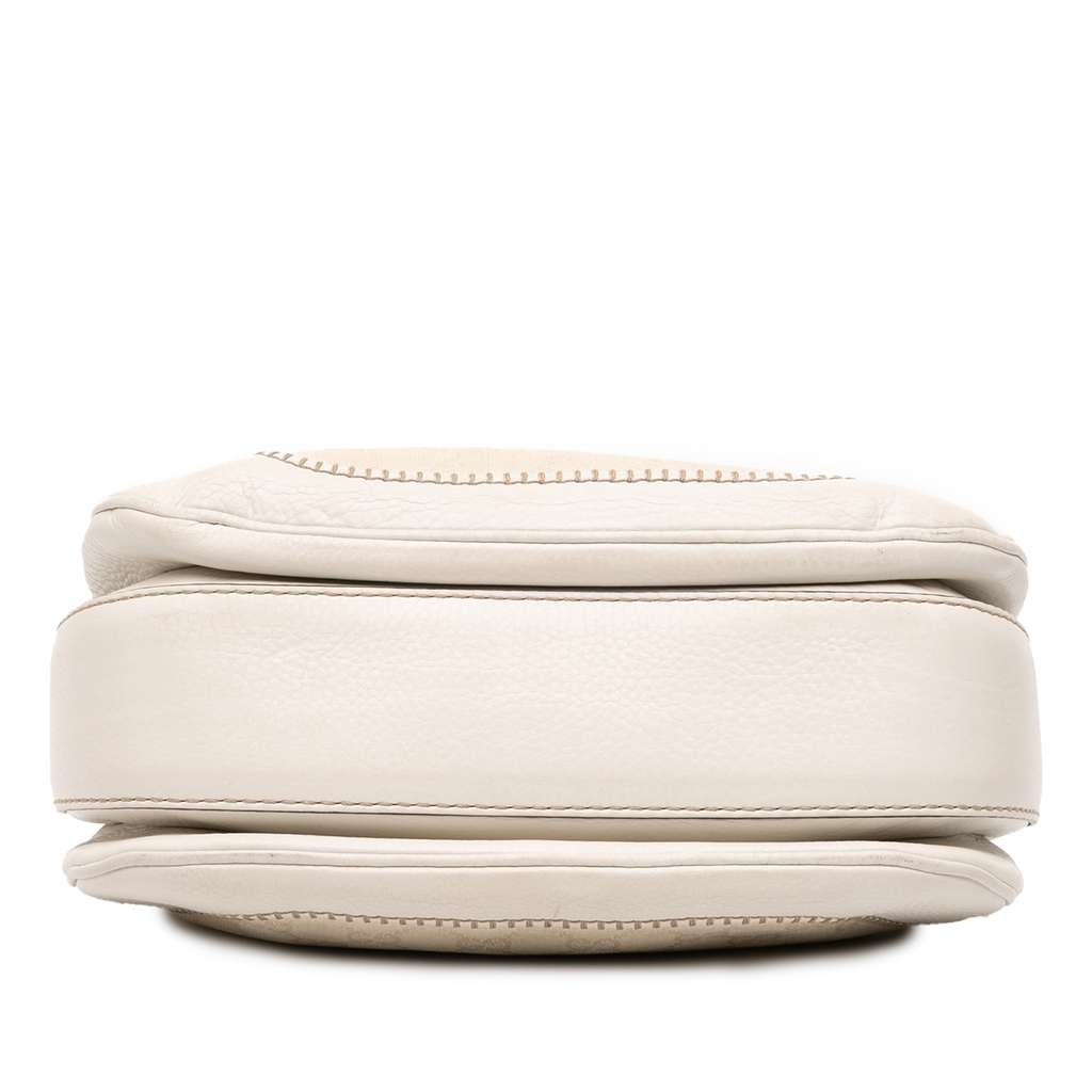 Gucci Medium GG Canvas New Bamboo Satchel - Image 6