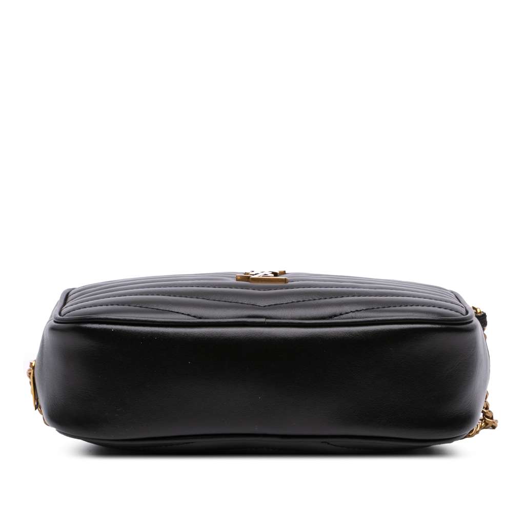 Saint Laurent Mini Matelasse Calfskin Monogram Lou Camera Bag - 3