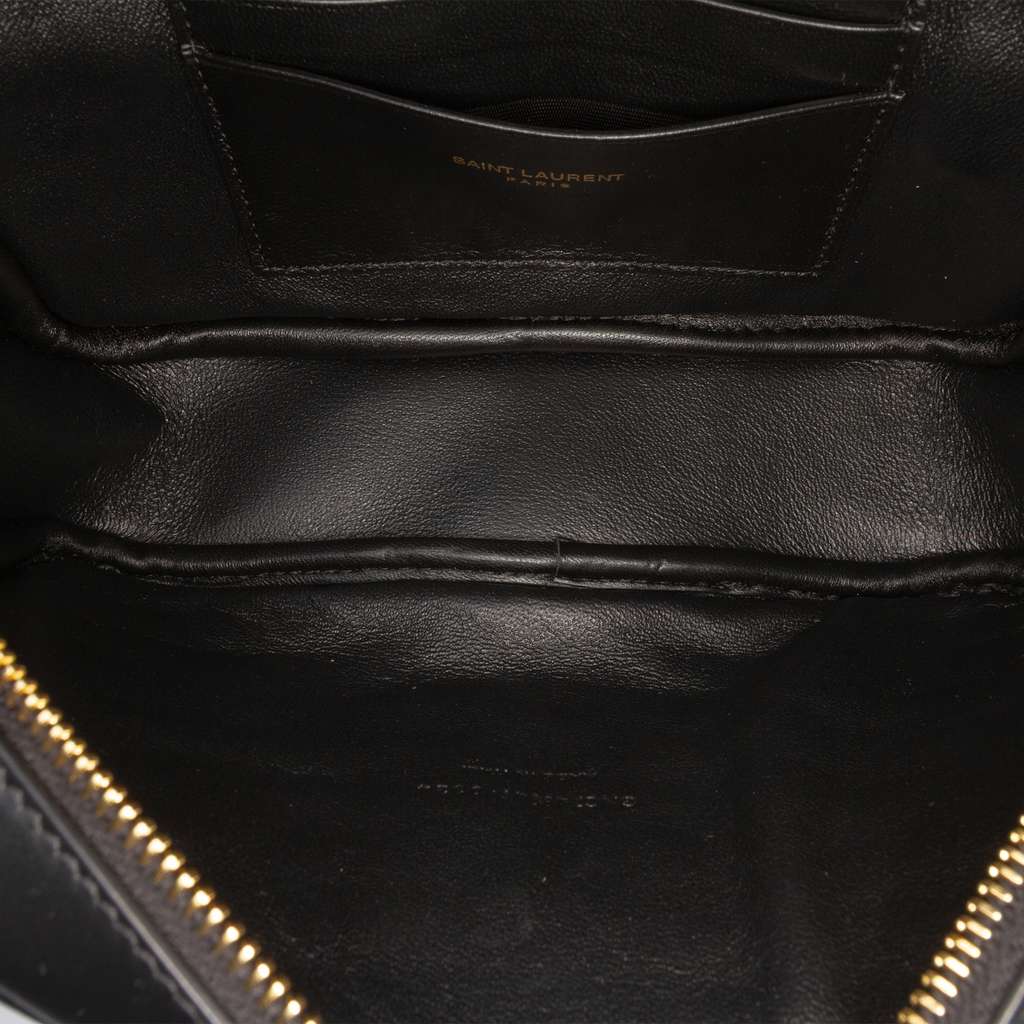 Saint Laurent Mini Matelasse Calfskin Monogram Lou Camera Bag - 4