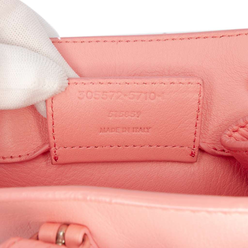 Balenciaga Mini Leather Papier A4 Zip Around Tote - Side view