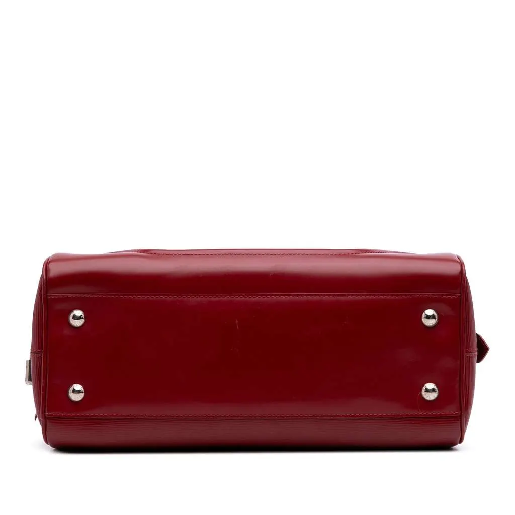 Louis Vuitton Epi Bowling Montaigne GM Red Leather Good - Inside View