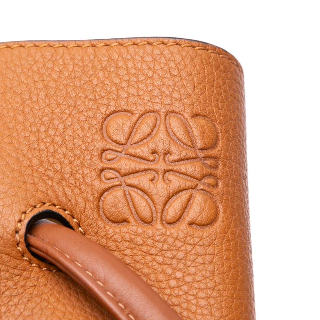 Loewe Small Leather Flamenco Knot Tote - Side view