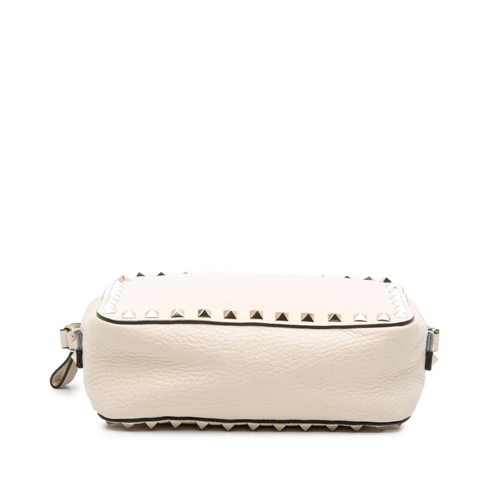 Valentino Grainy Calfskin Rockstud Camera Bag - Image 6